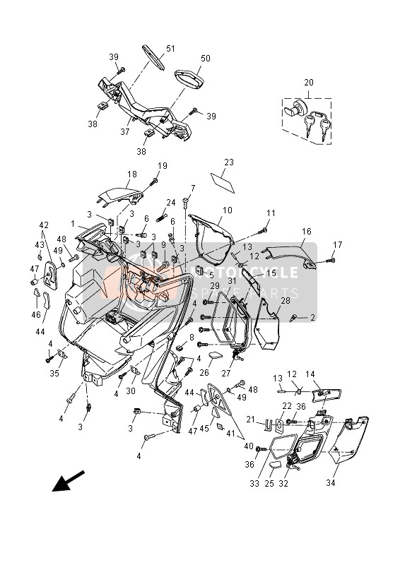 1SDF83481000, Guarnizione(Protezione)4, Yamaha, 0